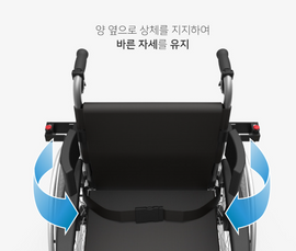 [YBSoft] fall prevention wheelchair lumbar support, side support for wheelchair, wheelchair supplies, accessories_customized, fall prevention, fixed / detachable _ Made in KOREA
